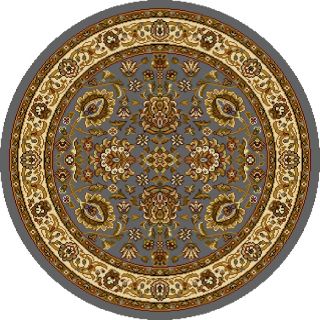 Home Dynamix Brussels Ivory Round Indoor Woven Throw Rug (Common: 4 x 4; Actual: 39 in W x 39 in L)