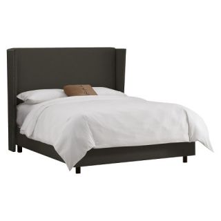 Skyline Nail Button Wingback Bed