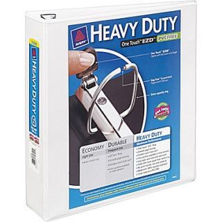 Avery 2 Heavy Duty View Binder with One Touch™ EZD Rings, White
