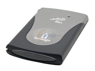 Open Box: iomega BLACK SERIES 40GB USB 2.0 / Firewire400 2.5" Externa Hard Drive 32883