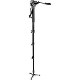 Used Manfrotto 561BHDV Video Monopod with Fluid Head 561BHDV