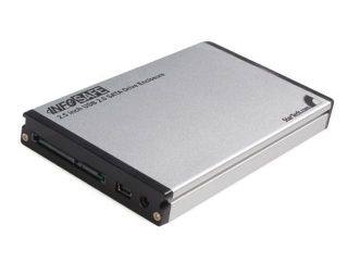 StarTech SAT2510U2S Aluminum and ABS plastic 2.5" Silver SATA I/II USB 2.0 SATA Hard Drive Enclosure for SAT2510U2REM