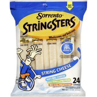 Sorrento Stringsters Mozzarella String Cheese, 24 count