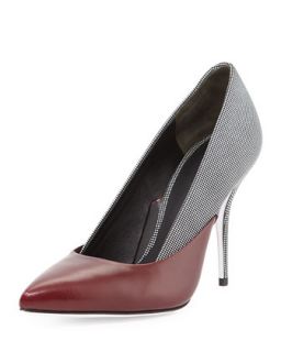 Alexander Wang Cicely Mixed Leather Pump