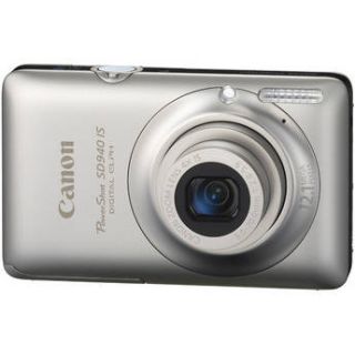 Canon PowerShot SD940 IS Digital Camera (Silver) 3640B001