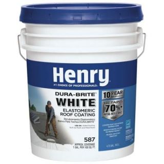 Henry 4.75 Gal. 587 White Roof Coating HE587871