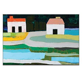 Artist Lane Farm House 2 by Anna Blatman Painting Print on Wrapped Canvas; 20 H x 30 W x 1.5 D