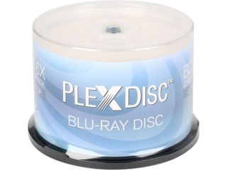 PlexDisc 25GB 6X BD R 50 Packs Spindle Disc Model 633 814