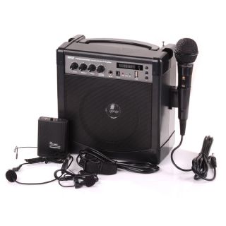 Pyle PWMA220BM Portable Bluetooth PA Speaker Microphone System with