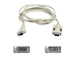 Open Box: Belkin F2N025 25 25 ft. HD15 M/F VGA Monitor Extension Cable