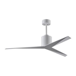 Matthews Eliza 56 in White Downrod Mount Indoor/Outdoor Ceiling Fan with Remote (3 Blade)