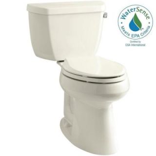 KOHLER Highline Classic Comfort Height 2 piece 1.28 GPF Single Flush Elongated Toilet in White K 3713 RA 0