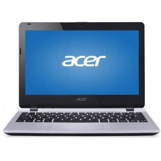 Acer Silver 11.6" E3 111 Laptop PC with Intel Pentium N3530 Quad Core Processor, 4GB Memory, 500GB Hard Drive and Windows 7 Home Premium