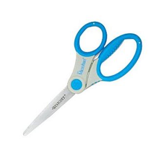 Westcott Students Antimicrobial Soft Handle Scissors with Microban Protection, Assorted colors, 7 Straight,