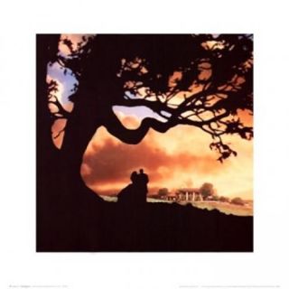 Gone with the Wind   Silhouette Poster Print (16 x 16)