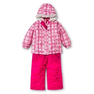 Way by ZeroXposur Infant Toddler Girls Plaid Puffer Jacket with