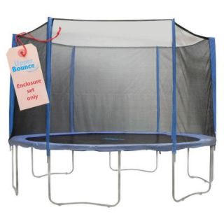 Upper Bounce Trampoline Enclosure Set to Fits 14 ft. Round Frames, for 3 or 6 W Shaped Legs  Set Includes Net, Poles & Hardware Only UBESOS146