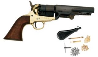 Pietta Model 1851 Confederate Navy .44 Caliber Black Powder Revolver with Starter Kit