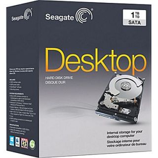 Seagate 1TB SATA 3.0 Desktop 3.5 Inch Internal Hard Drive (ST310005N1A1AS)