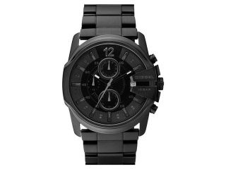 Diesel DZ4180 Men's Black Dial Stainless Steel Chronograph Watch