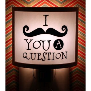 Mustache You a Question Night Light by Common Rebels