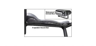 UTV 6 Speaker Sound Bar and Waterproof Stereo Gimbal Box