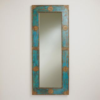 Blue Medallion Mirror