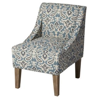 Trellis Swoop Chair in Turquoise by Zipcode Design