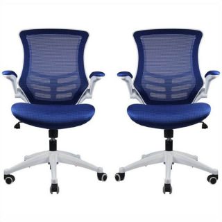 Manhattan Comfort Lenox Mesh Adjustable Office Chair (Set of 2