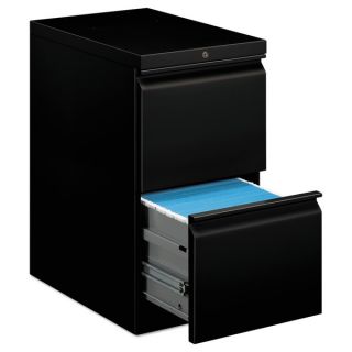 HON Efficiencies Black 2 drawer Mobile Pedestal File  