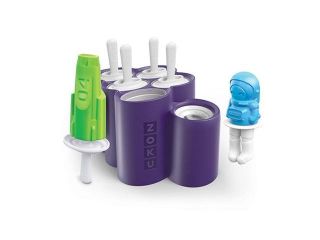 Zoku Space pops Slow pops Rocket and astronaut Ice Lolly moulds with drip guards