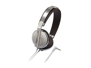 Audio Technica White ATH RE70WH 3.5mm Connector On Ear Headphone   White