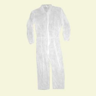 Trimaco Medium Polypropylene Coverall with Elastic Back and Wrists 09901