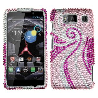 INSTEN Phoenix Tail Diamante Phone Case Cover for Motorola XT926W