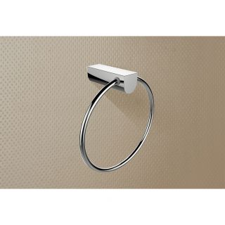 American Imaginations Wall Mounted Robe Hook, Towel Ring, and a Single