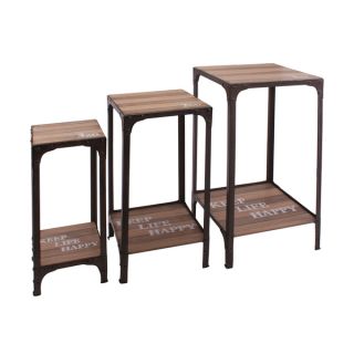 Otley Plant Stands with Bottom Shelf (Set of 3)   17726309  