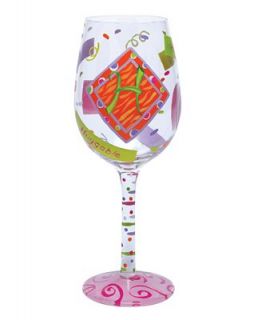 Lolita Glassware, Love My Letter H Wine Glass   Appetizer & Dessert