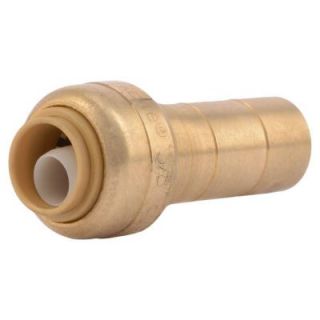 SharkBite 3/8 in. Brass Push to Connect x 1/2 in. Copper Tube Size Fitting Reducer U719LFA