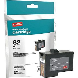 Black Ink Cartridge Compatible with Lexmark 82