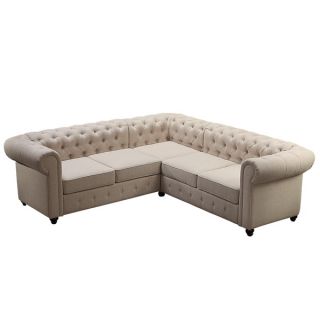 Moser Bay Furniture Garcia Collection 5 Seat Sectional Sofa Set