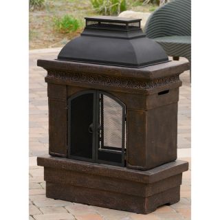 Luvan Outdoor Copper Stone Chiminea Fireplace  ™ Shopping