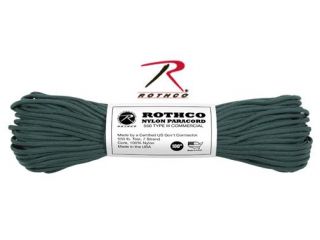 Rothco 123 Cord 550Lb Hunter Green   100'