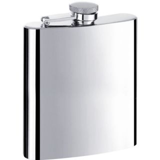 Visol Ray Mirror Stainless Steel 8 ounce Liquor Flask   17205401