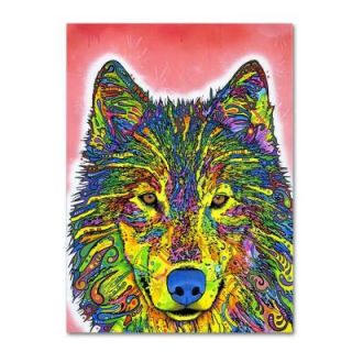 Trademark Fine Art 26 in. x 32 in. Wolf Canvas Art ALI0253 C2632GG