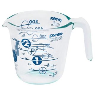 Pyrex 100 Year Measuring Cup 2 Cup   Blue