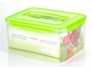 Kinetic 39024 Go Green Premium Food Storage Container  Rectangle  237 Oz Or 30 Cups