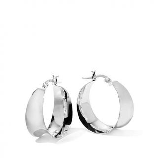 Sevilla Silver™ Concave Hoop Sterling Silver Earrings   7665575