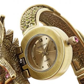 Heidi Daus "Fairytale Forest" Covered Dial Cuff Watch   7693397