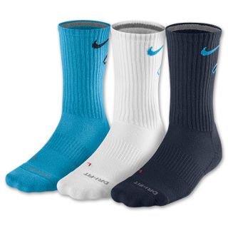 Mens Nike Dri FIT Fly Crew 3 Pack Socks   SX4689 916