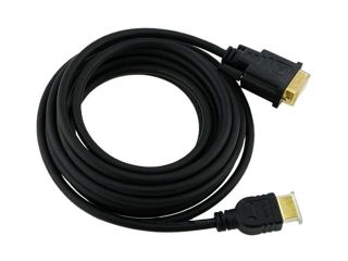 Insten 675760  15 ft. Black HDMI Male to DVI Male HDMI to DVI Cable M/M